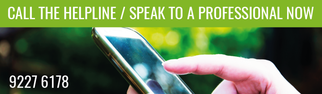 call the helpline button